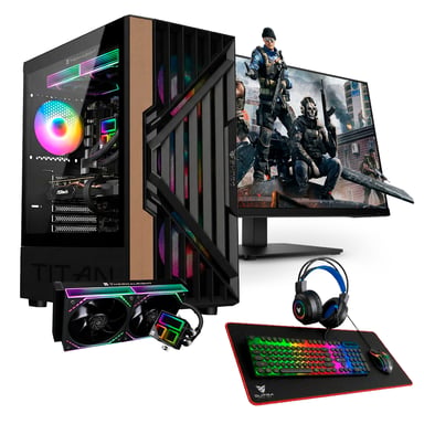 Pack Complet PC Gaming PC Racing - Intel Core i7-12700KF | RTX 5060 | 32 Go RAM | 1 To SSD | Écran 27'' | Pack Périphériques