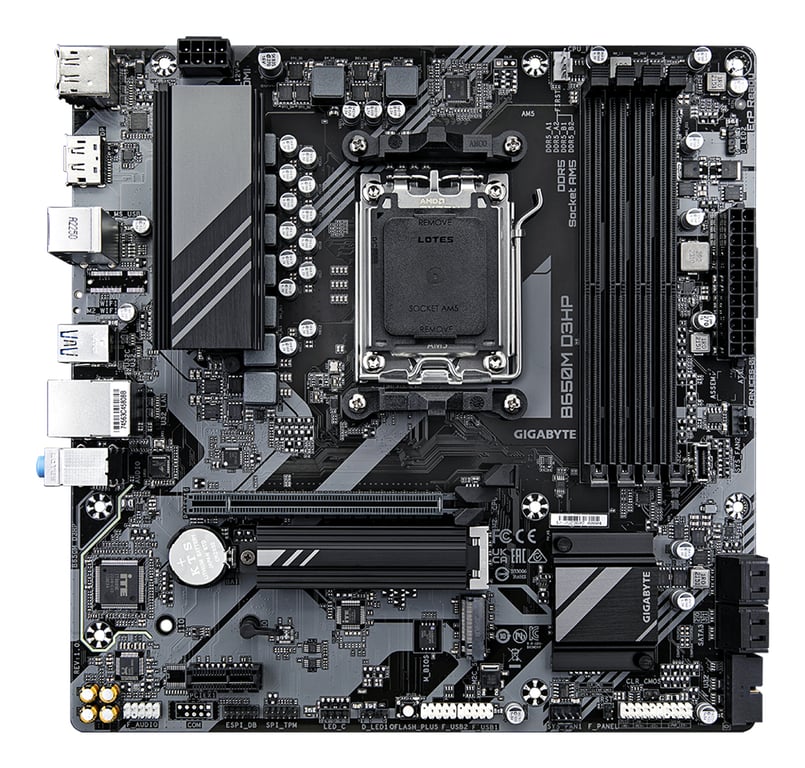 Gigabyte B650M D3HP - vue 4