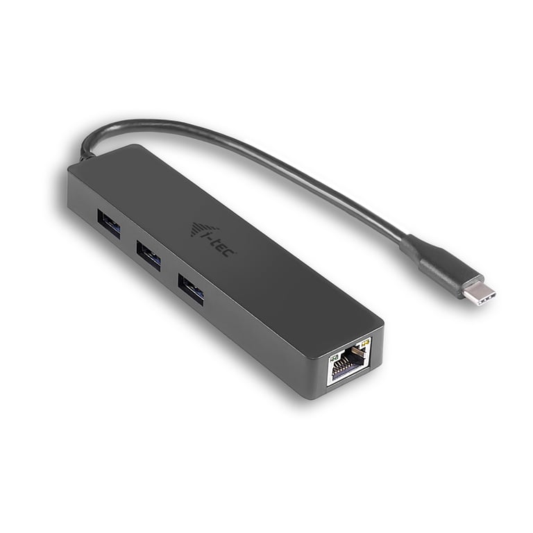 i tec USB C Slim Passive Hub 3 Ports + Ethernet - vue 4