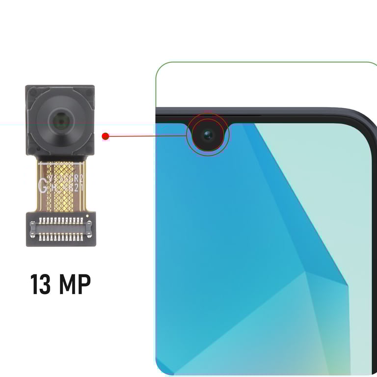 Samsung Galaxy A16 Caméra Avant - vue 4