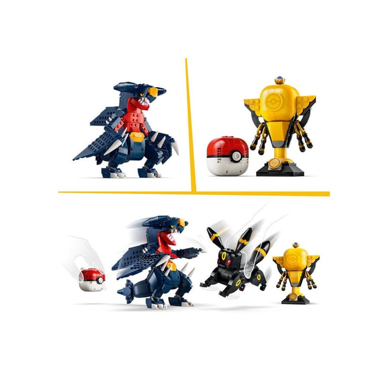 LEGO Pokémon 72165 Set de construction compatible SMART Play™ Noctali et Carchacrok Combat Dès - vue 7