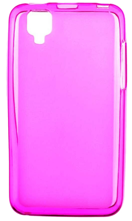 Coque silicone unie compatible Givré Rose Wiko Goa