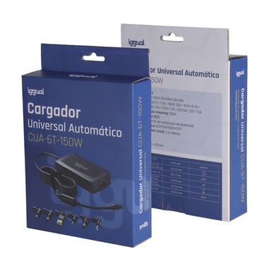 iggual CUA-6T-150W adattatore di potenza & inverter Interno Nero
