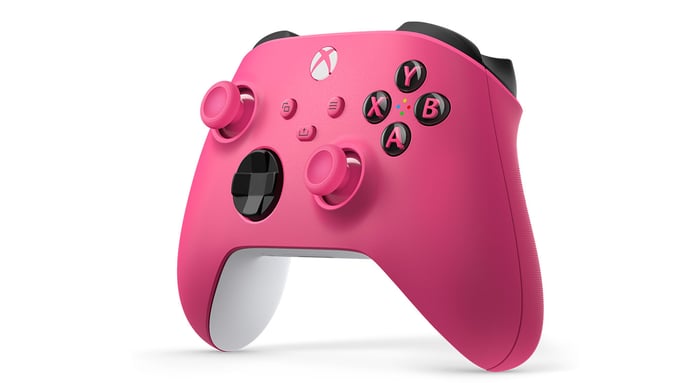 Manette Xbox Series sans fil nouvelle génération – Electric Volt – Jaune – Xbox Series / Xbox One / PC Windows 10 - Rose