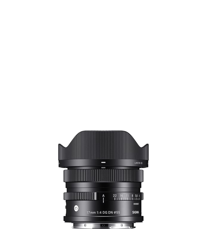 Objectif hybride Sigma 17mm f4 DG DN Contemporary pour Sony FE - vue 3