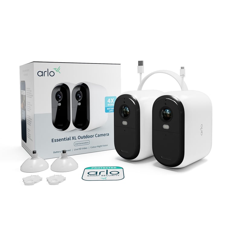 Pack de 2 Caméras de surveillance Arlo Essential2 extérieur HD - vue 4