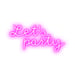 Candyshock LED Décorative Let's Party – Néon LED sur Plexi, USB-A, Fixation Murale Incluse -Rose