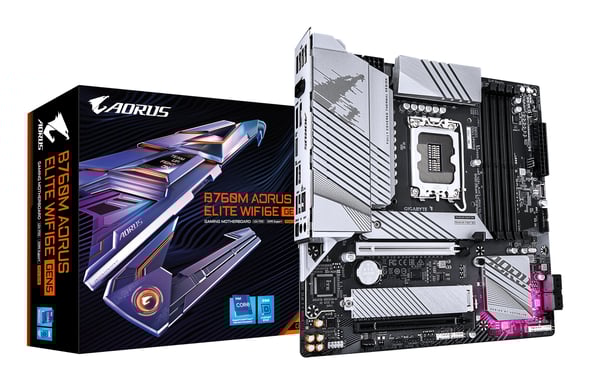 PLACA BASE GIGABYTE B760M A E WF6E GEN5 1.0 DDR4 1700 MATX 4XDDR4
