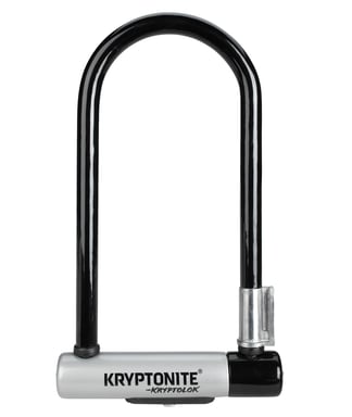 Kryptonite 2031 Candado para bicicletas Negro, Plata Cerradura en U