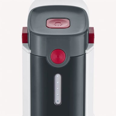 Severin HV 7166 aspiradora de pie y escoba eléctrica Aspiradora escoba Batería Secar HEPA Sin bolsa 0,4 L 400 W Rojo, Blanco 2500 Ah