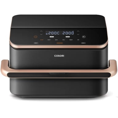 Cosori DualBlaze TwinFry Chef Edition 10L double cuve 2800W 35-240°C Sync & Match VeSync gris foncé/rose gold