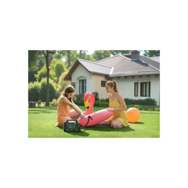 Compressore d'aria senza fili Bosch PAO 18V 10,3 bar 400 l/min LED Verde/Nero