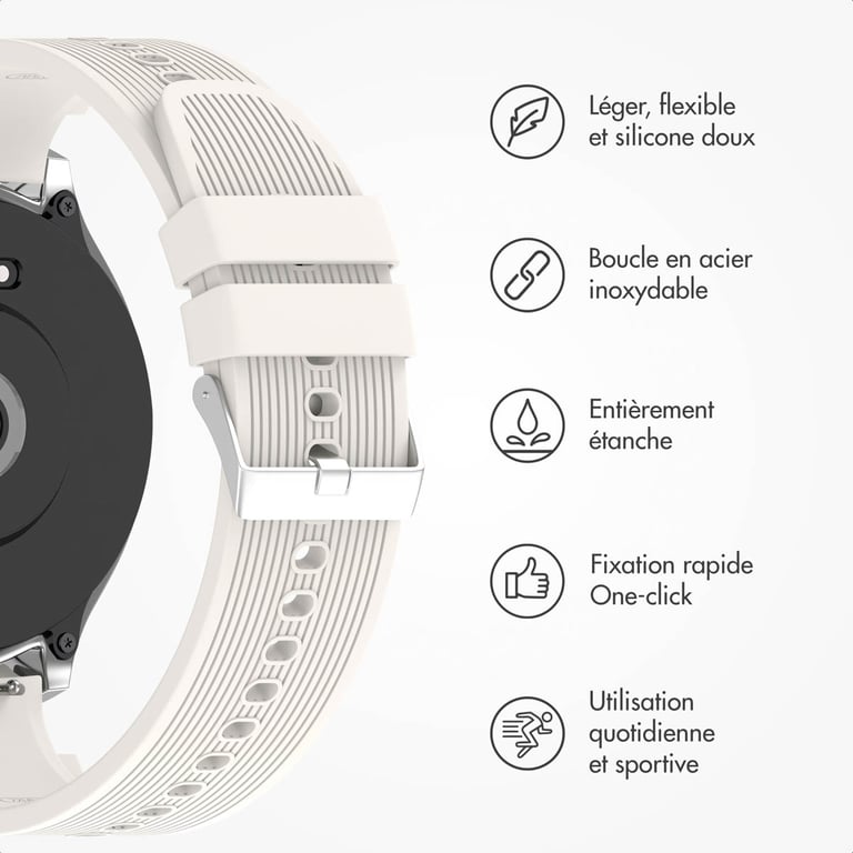 Bracelet imoshion pour OnePlus Watch 3 / 2 / 2R / Oppo Watch X Silicone - vue 3