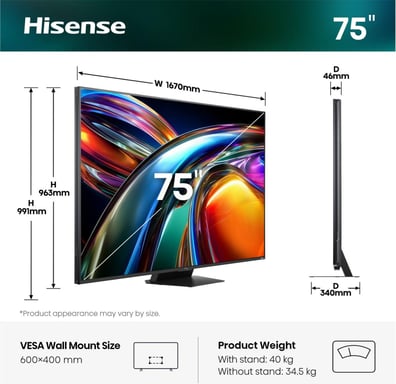 HISENSE 75UR9S