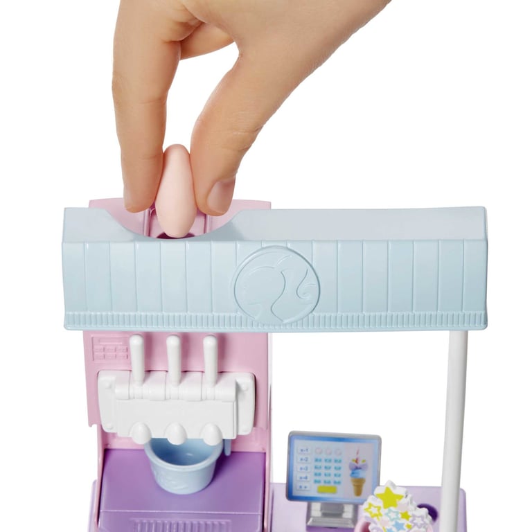 Barbie – Coffret Marchande de Glaces - Neuf