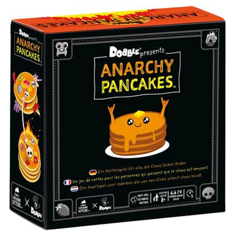Jeu d'ambiance Asmodee Dobble Anarchy Pancakes - vue 3