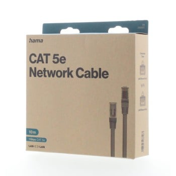 Hama 00300022 Cavo di rete grigio 10 m Cat5e U/UTP (UTP)