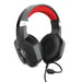 Trust GXT 323 Carus Auriculares con cable Diadema Play Negro, Rojo