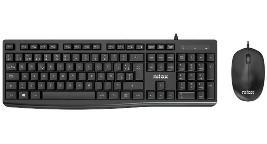 Nilox NXKME0012 clavier Souris incluse Universel USB QWERTY Espagnole - vue 2