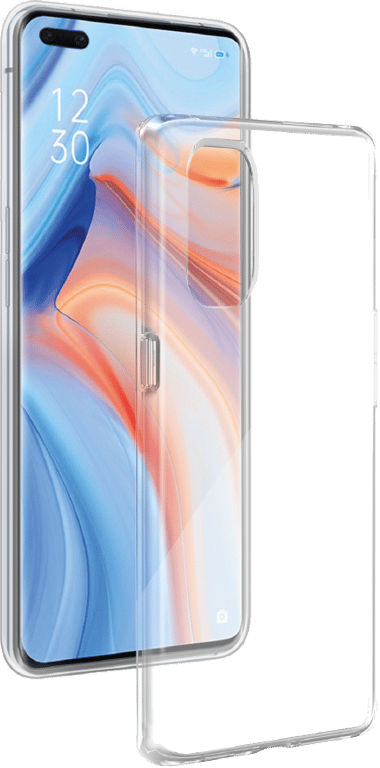 Coque Silisoft souple Transparente pour Oppo Reno 4 Bigben