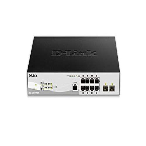 D Link DGS 1210 10P Géré L2 Gigabit Ethernet 101001000 Connexion Ethernet supportant 'alimentation via ce port PoE 1U Neuf