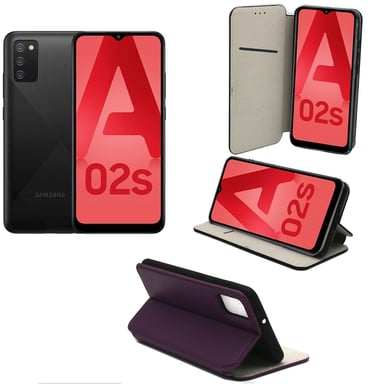 Samsung Galaxy A02S Etui / Housse pochette protection violet