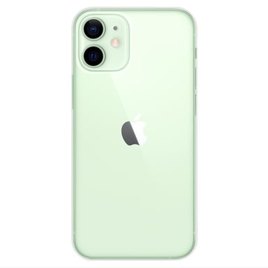 Coque silicone unie Transparent compatible Apple iPhone 12 Mini