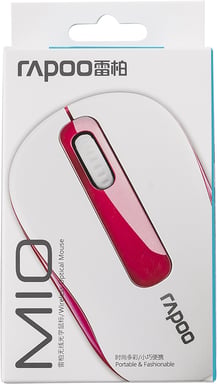 Ratón óptico inalámbrico ''M10 Plus'' 2,4 GHz, rojo