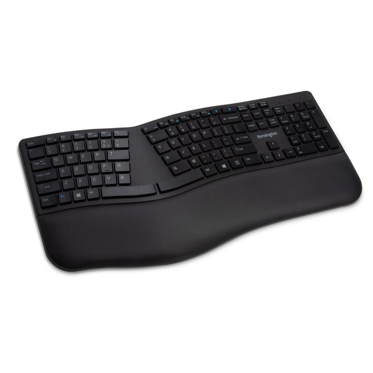 Clavier Ergonomique Kensington ProFit Ergo Sans fil US QWERTY Silencieux et étanche - vue 2