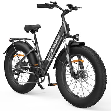 Bicicleta Eléctrica Isinwheel M60 con Neumáticos Anchos de 26x4'', Batería Extraíble de 48V 13AH
