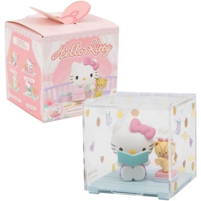 Gptoys Figurine + accessoires - HELLO KITTY - HKT38 - Série Sweetheart Playmate - Modèle aléatoire - 4 5 cm - Dès 3 ans