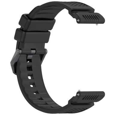 Bracelet officiel Ticwatch Atlas 24mm en silicone blanc, style armure, compatible avec Ticwatch Atlas / Ticwatch Pro5 / Pro5 Enduro / iTouch Air3 Black - Neuf
