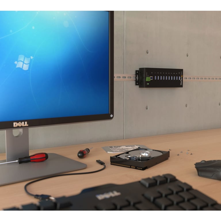 StarTech.com Hub USB industriel robuste 4 ports montable Neuf - vue 8