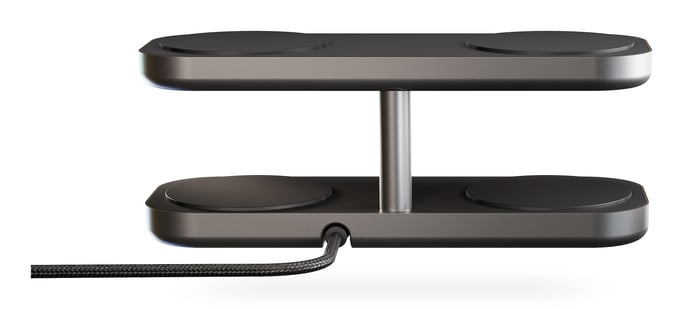 OtterBox Zens Quattro Wireless Charger Pro 4, Negro