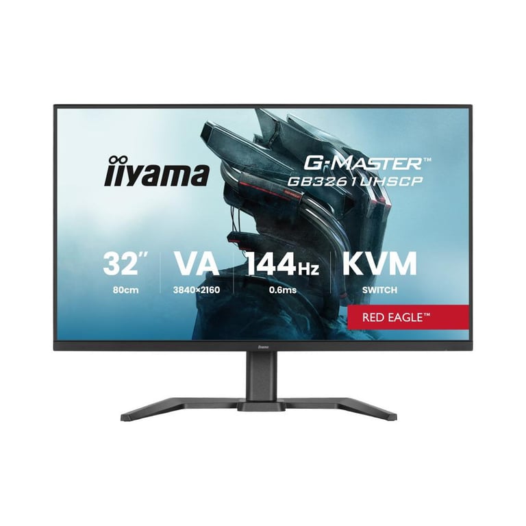 Moniteur iiyama G-MASTER GB3261UHSCP-B1 31,5  4K 144Hz HDR10 Noir - Neuf