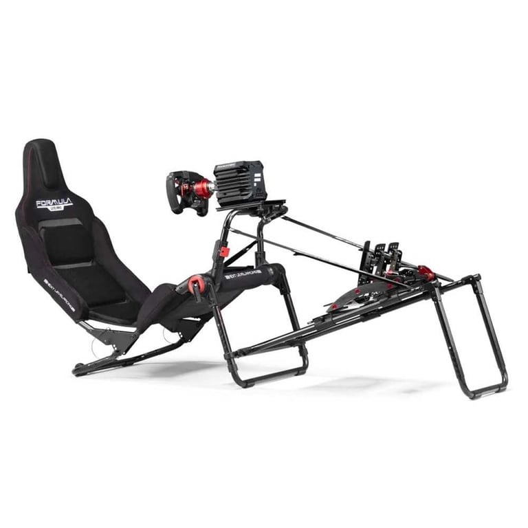 Cockpit pliable Nextlevelracing Formula Lite Pro siège baquet réglable Volant Pédales Noir - Neuf