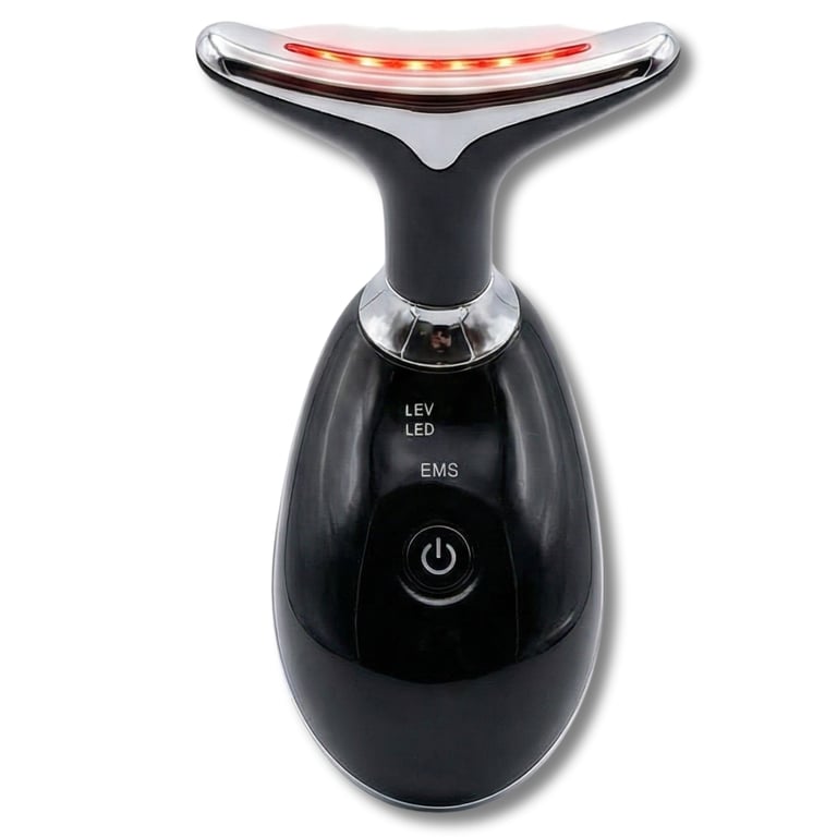 Appareil Visage & Cou Soins – Ions LED EMS & Chaleur pour Peau Nette Ferme et Lumineuse - vue 1