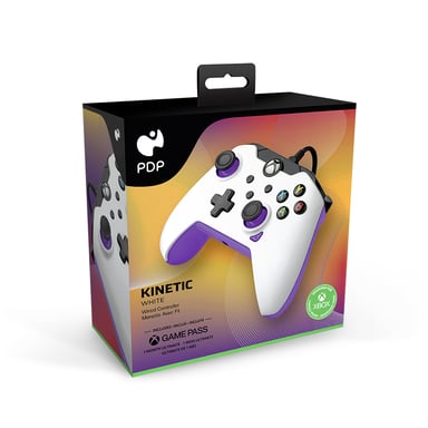 PDP 049-012-WPR accessorio per videogiochi Viola, Bianco Joystick analogico/digitale USB PC, Xbox, Xbox One X, Xbox Series S, Xbox Series X