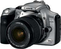 Appareil Photo Reflex Canon Eos 300D + Objectif Ef-S 18-55 Mm Reflex - 6.3 Mp - 3X Zoom Optique Objectif Ef-S 18-55 Mm