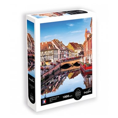 Puzzle de 1000 piezas La pequeña Venecia de Colmar - Descubra Alsacia