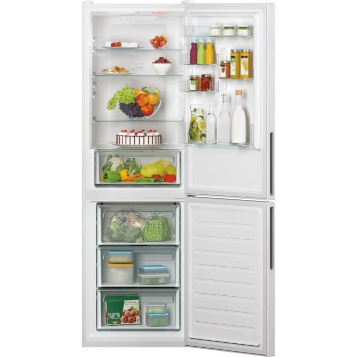 CANDY Réfrigérateur 2 portes combiné 341 litres CCE3T618EW - vue 6