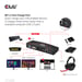 CLUB3D CSV-3103D Docking station universale USB 3.1 Gen 1 UHD 4K DisplayLink? del Club 3D