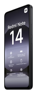 Redmi Note 14 (4G) 128 GB, Nero Mezzanotte