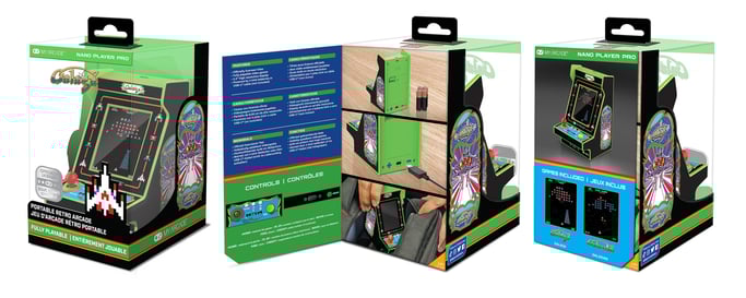 My Arcade GALAGA Nano Player Pro console de jeux portables 6,1 cm (2.4'') Multicolore