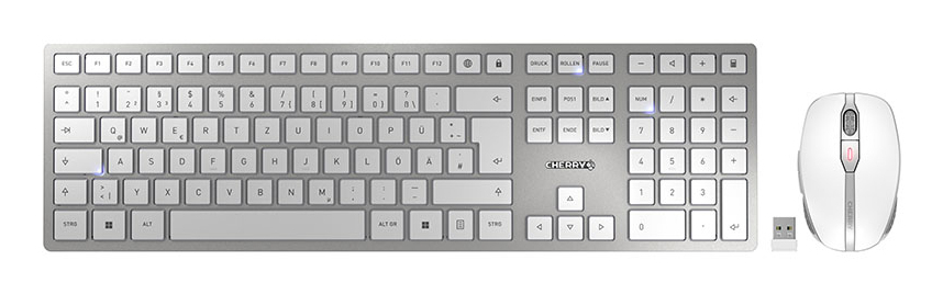 CHERRY DW 9100 SLIM clavier incluse Universel RF sans fil + Bluetooth QWERTZ Allemand Neuf - vue 2