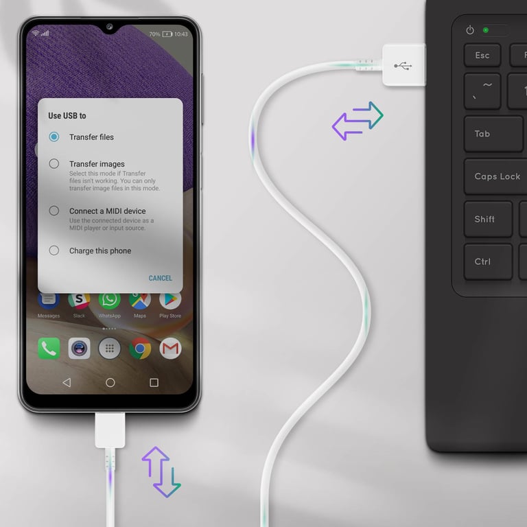 Samsung Câble USB vers USB Type C 1m - vue 4