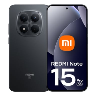 Xiaomi Redmi Note 15 Pro 5g Black - 12+512gb - 6.83'' Amoled
