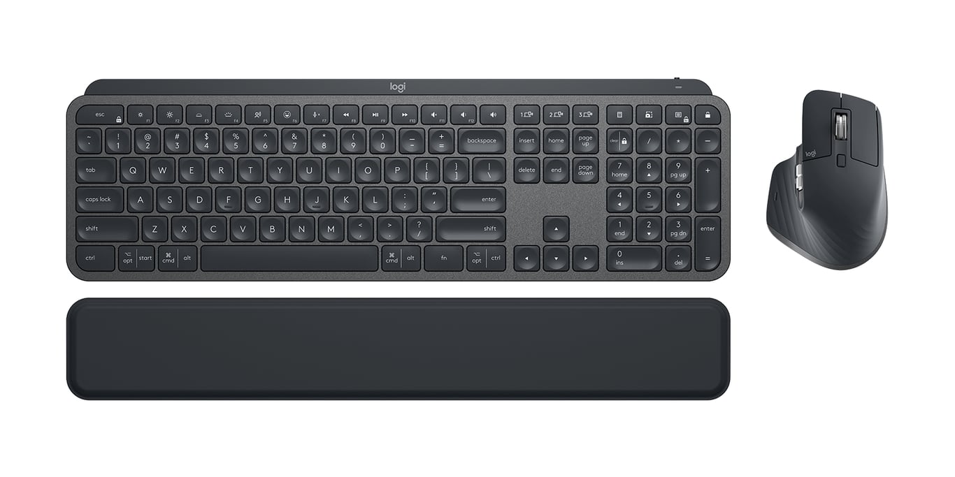 Logitech MX Keys Combo for Business Ensemble clavier et rétroéclairé sans fil Bluetooth LE QWERTY R. U. - vue 3
