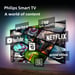 Téléviseur 55 pouces Philips 4K Ultra HD Smart TV avec Ambilight et assistance vocale Alexa et Google