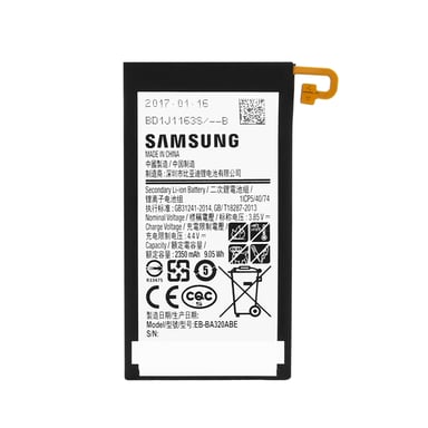 Batería original Samsung para Samsung Galaxy A3 2017 – EB-BA320ABE- 2350 mAh